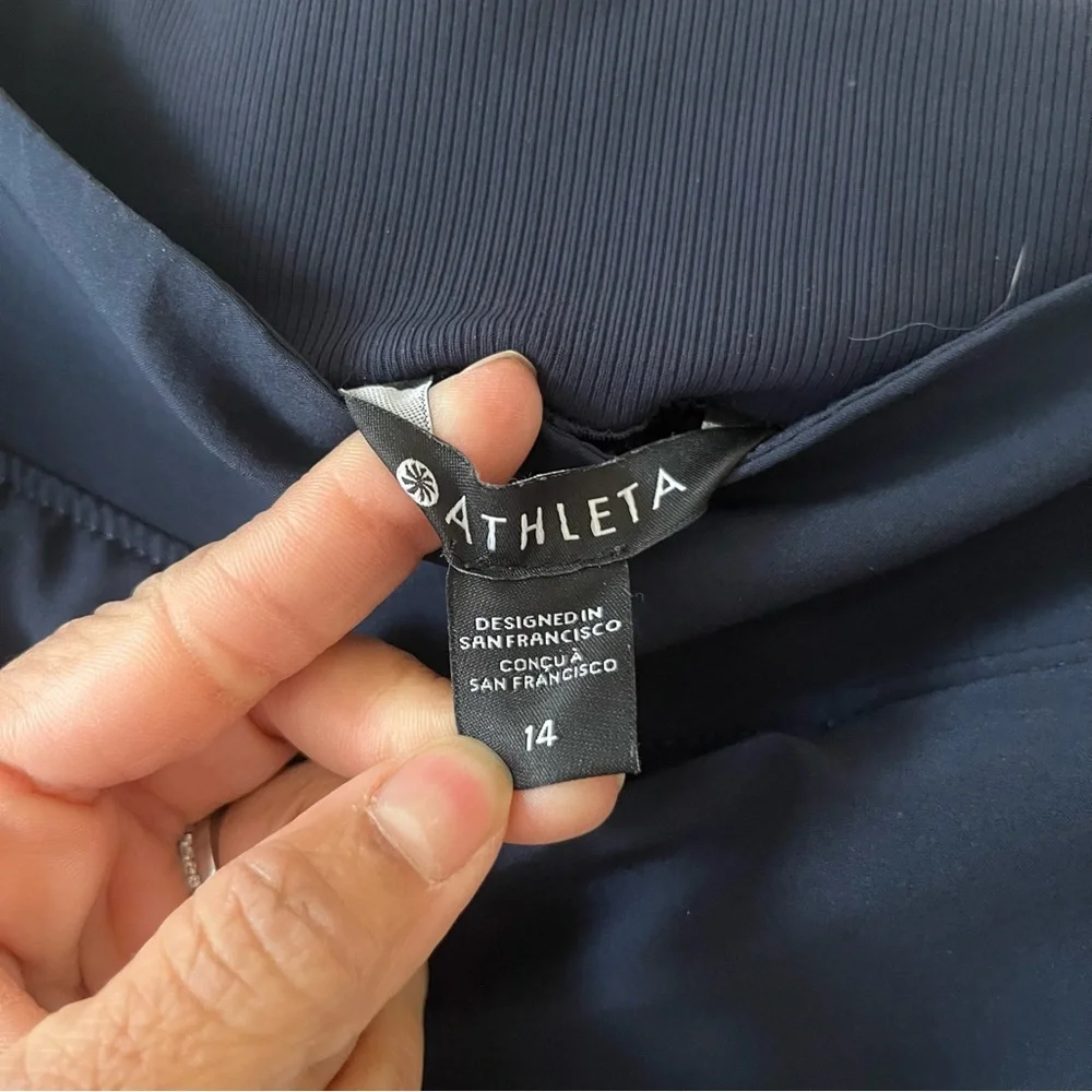 Athleta Brooklyn Skort Blue Size 14 657678 Lined - Picture 3 of 7
